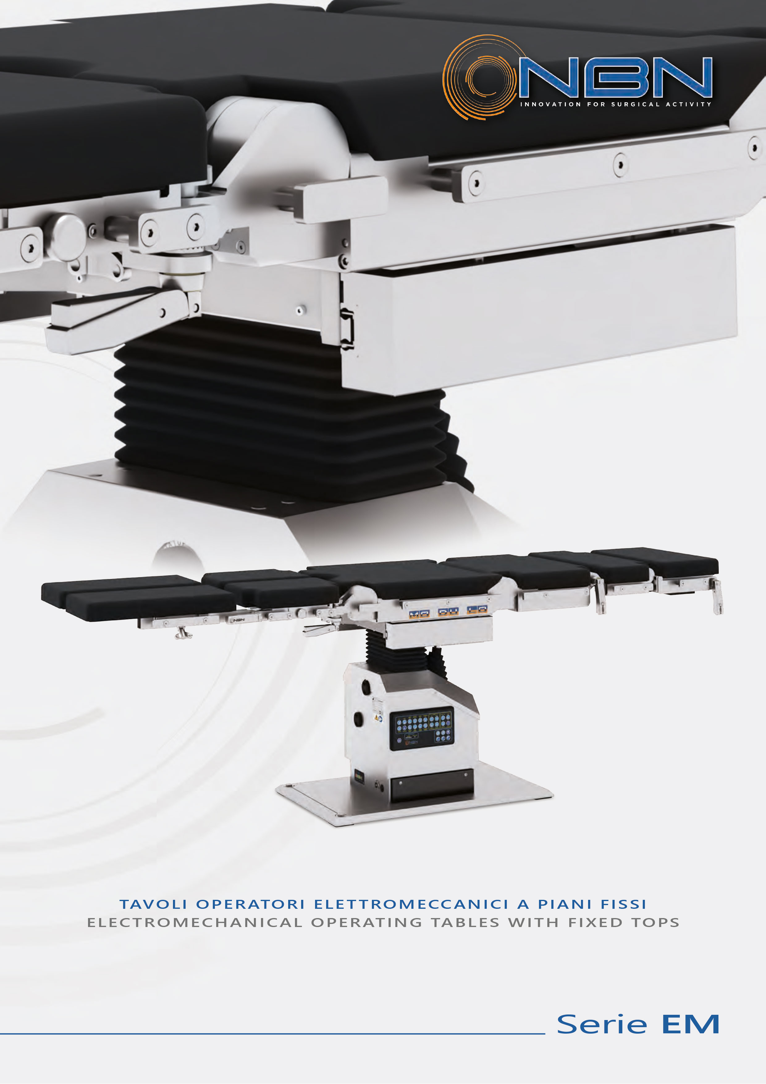 Brochure electromechanical operating tables with fixed tops